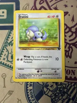 Dratini 53/82 Team Rocket Wotc Vintage Pokemon TCG - Image 3