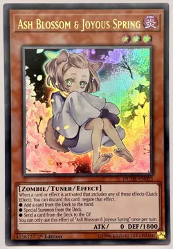 DUDE-EN003 Ash Blossom & Joyous Spring - Ultra Rare 1st Edition Lightly Played - Image 1