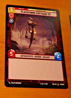 STAR WARS UNLIMITED CARD GAME TCG CARTE 133/262 TWI FR MINT - Image 1