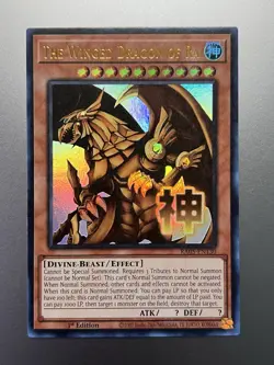 Yugioh - The Winged Dragon of Ra Ultra Rare RA05-EN130, Near Mint, 1st Edition - Image 1