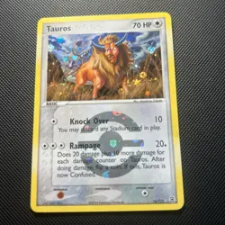 Tauros 16/112 - Reverse Holo Rare EX Fire Red & Leaf Green Pokemon Card NM MP - Image 4