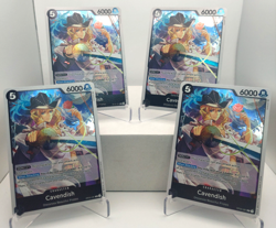 Cavendish Playset - OP04-081 x4 - Kingdoms of Intrigue - One Piece TCG - Image 1