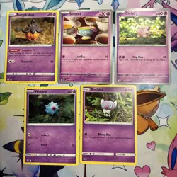 Pokemon Yuka Morii Psychic-type 5 Card Lot - LP Or Better - Dough Pokemon - Image 1