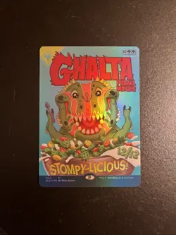 MTG Ghalta, Primal Hunger Secret Lair Drop Series, Foil Card, 1124/1455 - Image 2