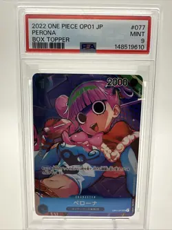 PSA 10 Perona UC OP01-077 ROMANCE DAWN Promo ONE PIECE Card Japanese - Image 1