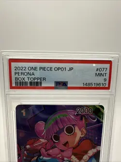 PSA 10 Perona UC OP01-077 ROMANCE DAWN Promo ONE PIECE Card Japanese - Image 2