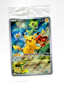 *Sealed* Pokemon Scarlett Violet Paldea Evolved PIKACHU 027 Promo Card MINT-NM - Image 1