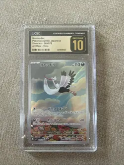 Bombirdier Sv1v: Violet EX Holo Card 089/078 Japanese CGC Pristine 10 - Image 1