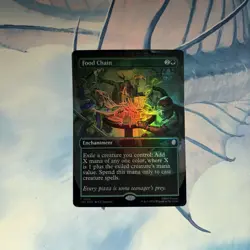 Wizards of the Coast Food Chain Foil Enchantment Commander TMNT- MTG Card x1 NM - Image 1