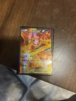 Pokemon TCG Charizard EX XY121 Promo Card – Black Star – Good Condition - Image 2