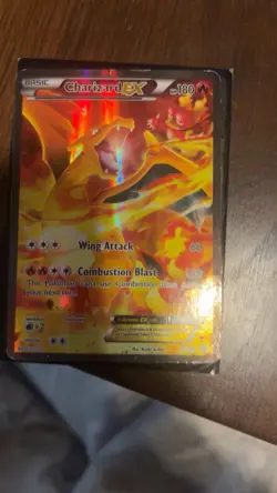 Pokemon TCG Charizard EX XY121 Promo Card – Black Star – Good Condition - Image 3