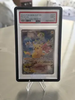 Pikachu 027 Sv: Scarlet & Violet Promo Cards Holo PSA 9 - Image 2