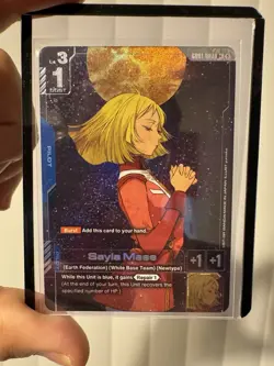 Sayla Mass - Newtype Rising #GD01-087 R+ - NM / Mint Gundam Card Game - Image 1