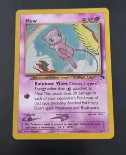 Pokemon TCG Southern Islands Mew 1/18 Reverse Holo Promo Card - Image 1