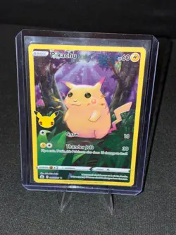Pikachu 005/025 McDonalds 25th Anniversary Holo Pokemon Card 2021 Promo NM - Image 1