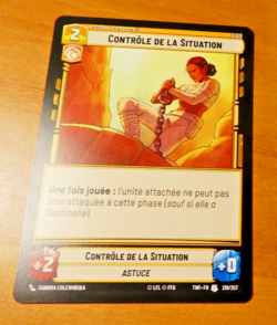 STAR WARS UNLIMITED CARD GAME TCG CARTE 219/262 TWI FR MINT - Image 1