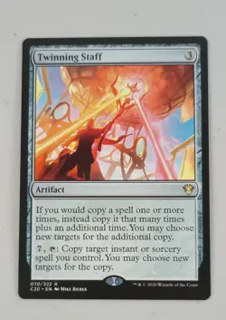 MTG Twinning Staff Commander 2020 Regular Magic NM - Image 1
