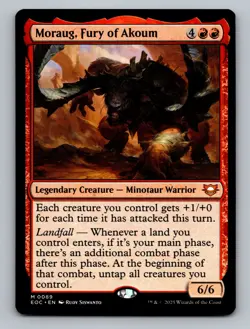 Moraug, Fury of Akoum M Commander: Edge of Eternities 89 NM - Image 1