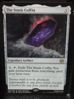 The Stasis Coffin 245 Rare The Brothers' War Magic: The Gathering Lightly Played - Image 1