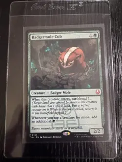 Magic the Gathering Badgermole Cub #167 NM Condition - Image 1