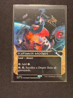 SCAVENGER GROUNDS (0037) (BORDERLESS) - Magic: The Gathering - NM/M - Image 1