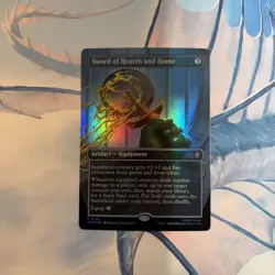 Sword of Hearth and Home Borderless Commander TMNT Foil Promo 0136 MTG TMC EN NM - Image 1