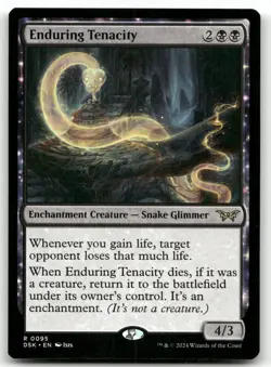 Enduring Tenacity #95 (NM) Duskmourn DSK Magic MTG - Image 1