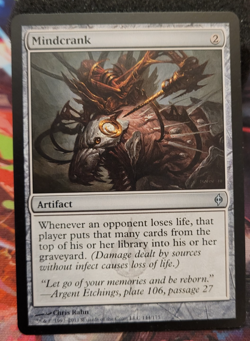 MTG: New Phyrexia: Mindcrank: Lightly Played Condition - Image 1