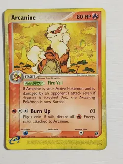 Arcanine - 15/100 - Sandstorm - Rare Pokemon Card - (Shadowless)-MP - Image 1