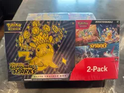 Pokemon Surging Sparks Costco 2-Pack - Elite Trainer Box (ETB) + Booster Bundle - Image 1