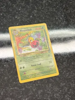 Weepinbell 064/130 Base Set 2 Regular Uncommon NM Vintage Pokemon Card 2000 - Image 2