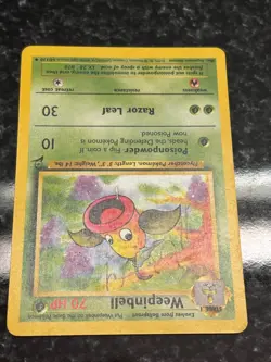Weepinbell 064/130 Base Set 2 Regular Uncommon NM Vintage Pokemon Card 2000 - Image 4