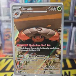 Crustle 186/182 SV10 Destined Rivals Illustration Rare Pokemon TCG NM - Image 1