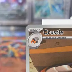Crustle 186/182 SV10 Destined Rivals Illustration Rare Pokemon TCG NM - Image 3