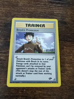 Pokemon Gym Challenge Brock's Protection 101/132 Unlimited - Image 1