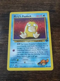 Pokemon Gym Challenge Misty's Psyduck 90/132 Unlimited - Image 1