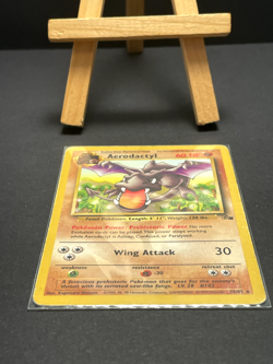 Pokemon '142 Aerodactyl 16/62 Fossil Rare Vintage WOTC 1999 MP - Image 3