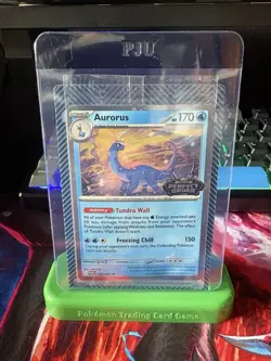 Pokemon TCG Aurorus POR 024/088 Cosmo Holo Perfect Order Stamped Promo - Sealed - Image 3