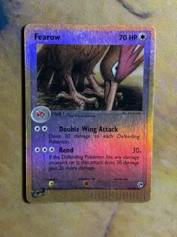 Fearow 37/100 Reverse Holo Foil EX Sandstorm E Series Pokemon Card LP - Image 2
