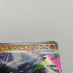 Pokemon TCG - Mega Charizard X ex 013/094 Me02: Phantasmal Flames Holo - Image 4