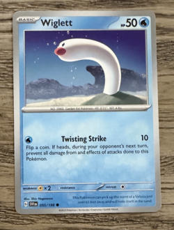2023 Pokemon TCG Wiglet 055/198 Scarlet & Violet Basic Common - Image 1