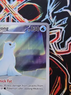 Pokemon TCG - Dewgong 097/094 - Illustration Rare (IR) - Phantasmal Flames NM/M - Image 4