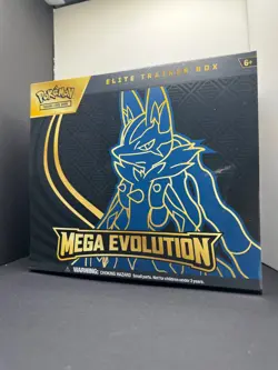Pokemon TCG Mega Evolution Lucario ETB Elite Trainer - Image 1