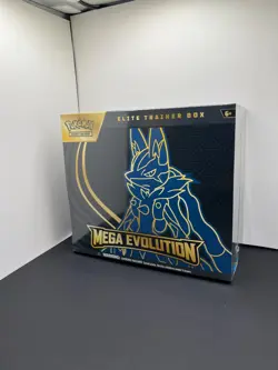 Pokemon TCG Mega Evolution Lucario ETB Elite Trainer - Image 5