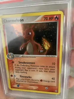 Pokemon Charmeleon #110 Team Rocket Returns PSA 8 - Image 3
