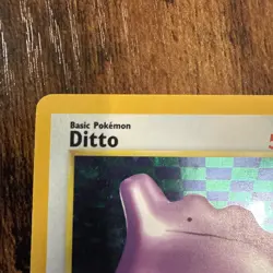 1999 Pokemon Fossil Ditto Holo Rare 3/62 WOTC Near Mint Vintage NM - Image 2