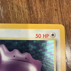 1999 Pokemon Fossil Ditto Holo Rare 3/62 WOTC Near Mint Vintage NM - Image 3