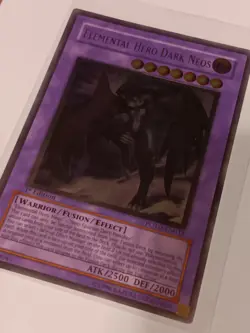 Yu-Gi-Oh! Elemental Hero Dark Neos POTD-EN033 UTR Rare 1st Edition - Image 2