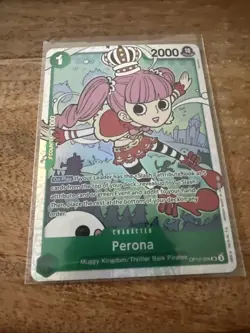 One Piece CCG Perona OP12-034 SR Legacy Of The Master NM - Image 1