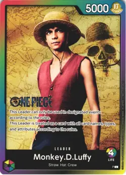 MONKEY.D.LUFFY (LEADER PACK - LIVE ACTION) (SEALED BATTLE 2023 VOL. 1) NM - Image 1